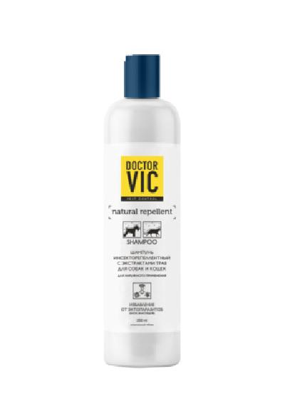Doctor Vic Шампунь инсекторепеллентный с экстрактами трав для кошек и собак 00-00010111 0,28 кг 55201
