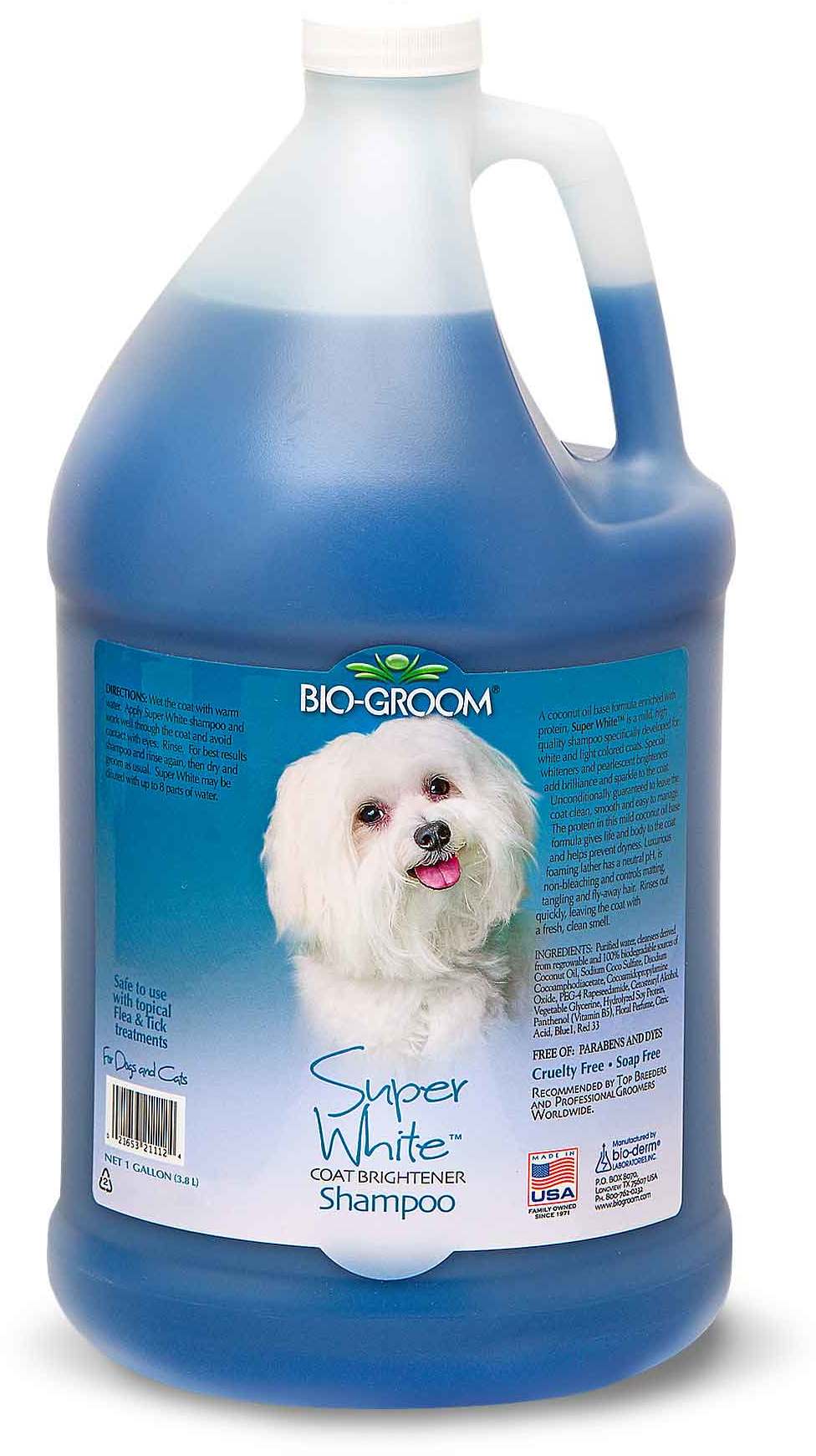 BIO-Groom шампунь оттеночный для светлой шерсти для собак жидкий оттеночный без запаха 3,8 л