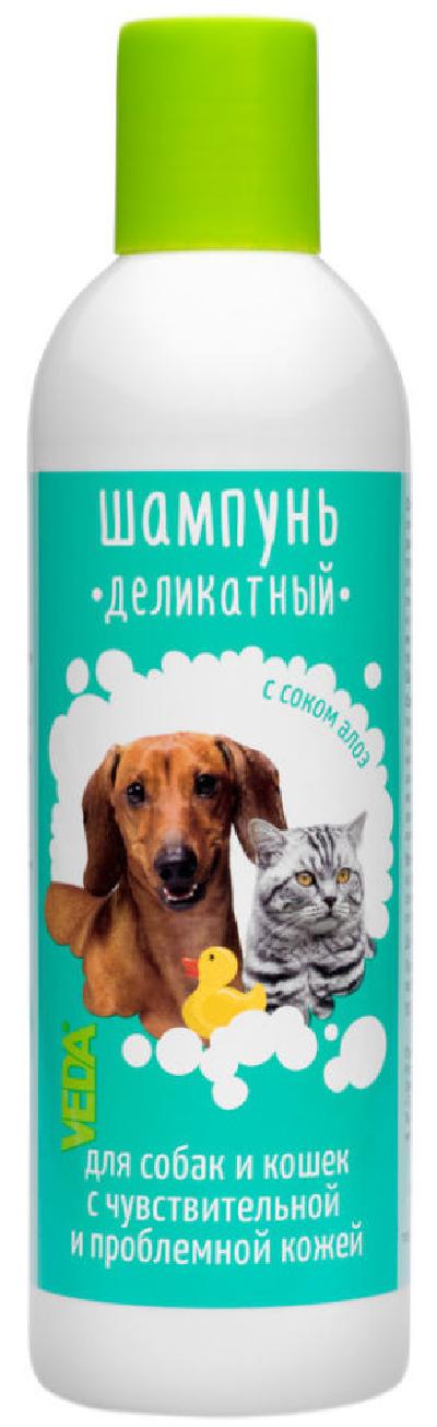 Веда Шампунь деликатный для собак и кошек с проблемной кожей 220мл