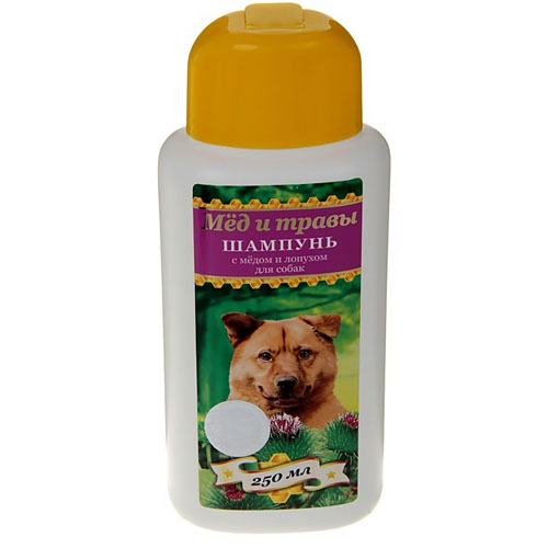 Пчелодар Шампунь с мёдом и лопухом для собак 250мл 0,250 кг 41257
