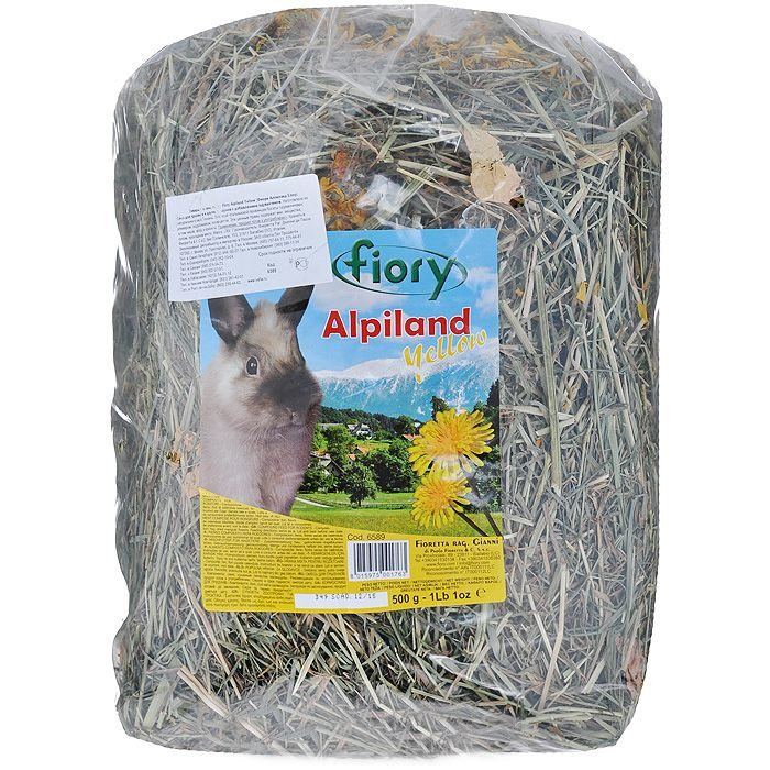 Fiory Сено FIORY альпийское, с одуванчиком 6589, 0,5 кг, 58690