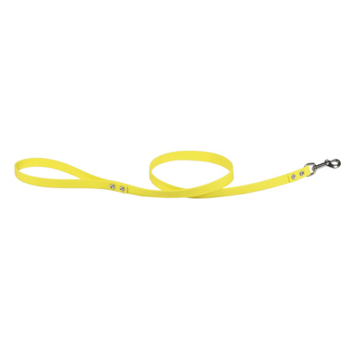 Papillon Поводок из биотана 9мм/120 см желтый (Biothane lead 9mm/120cm neon yellow) 170542, 0,050 кг