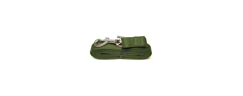Рич Пет ПВ0520 Поводок брезент Green Dog Карабин №23 20мм*200см, 91735