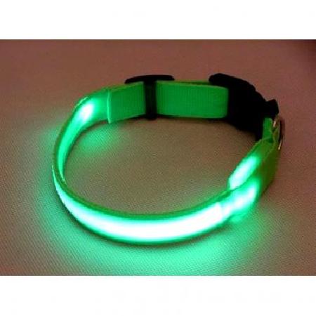 Triol Ошейник светодиодный Night City L, 25*410-510 мм Желтый