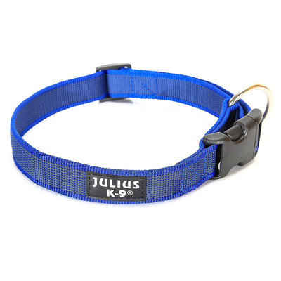 JULIUS-K9 ошейник для собак Color & Gray (39-65см2,5см), сине-серый