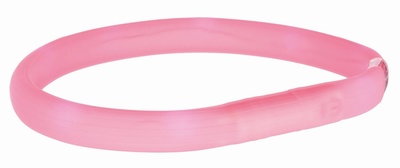 Trixie ВИА Мигающее кольцо для собак USB XS–S: 35 смф 18 мм розовый  0,062 кг 37428