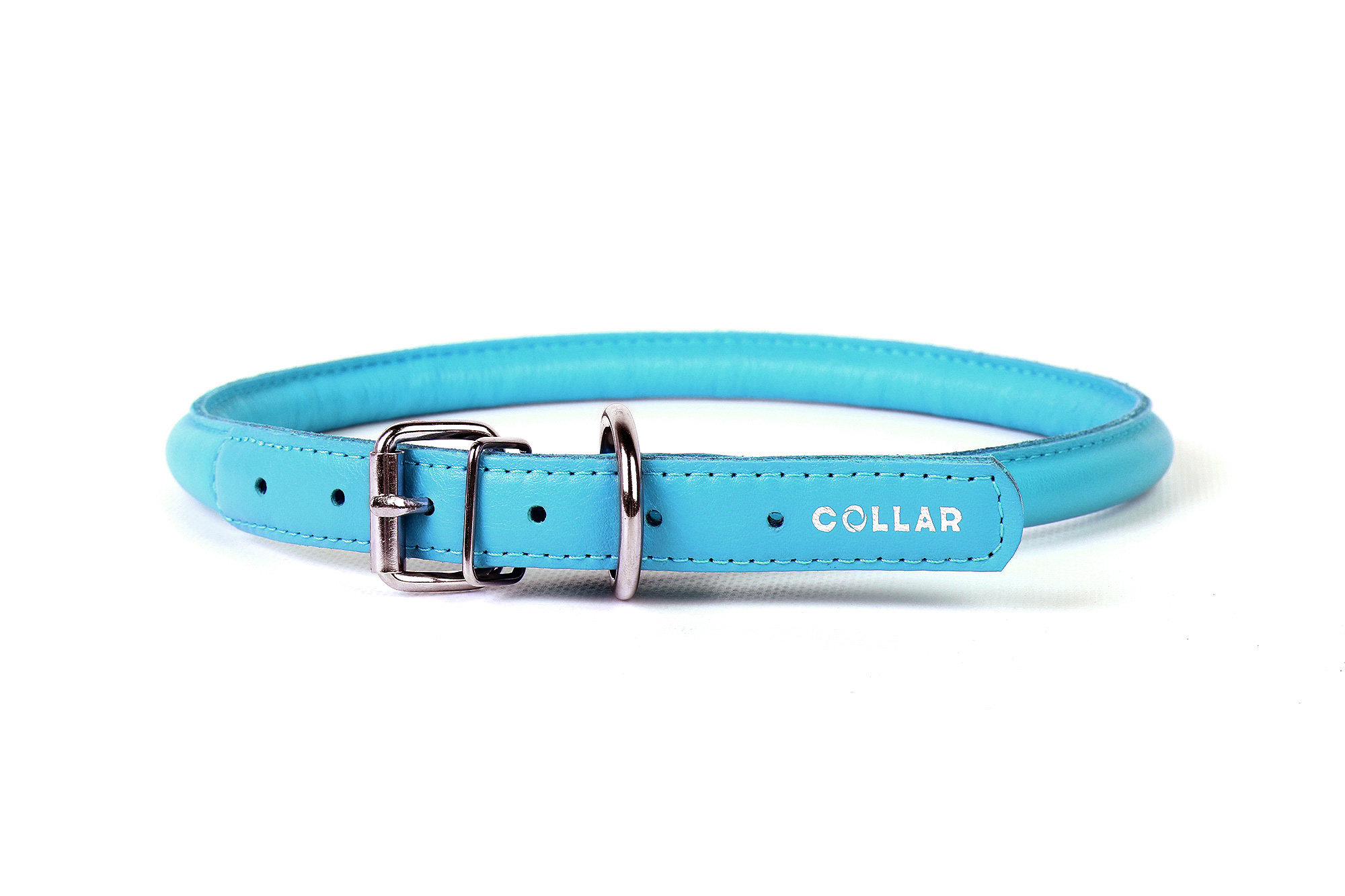 ошейник COLLAR Glamour 22262 круглый для длинношерстных собак синий 6 мм* 17-20см, 