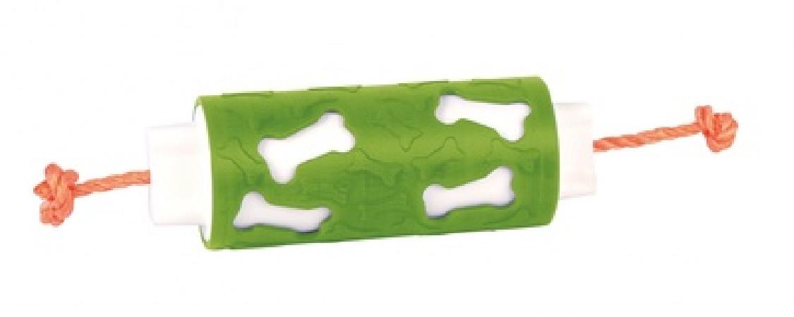 EduPet ВИА Кормушка-ролик для собак 10 см зеленая (Dog N Roll 10cm green) 06021AB, 0,300 кг, 10875.зел