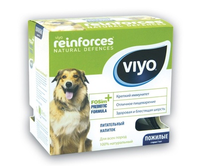 Viyo ВИА Напиток-пребиотик для пожилых собак 7х30 мл (Dog Senior) , 0,210 кг, 40558