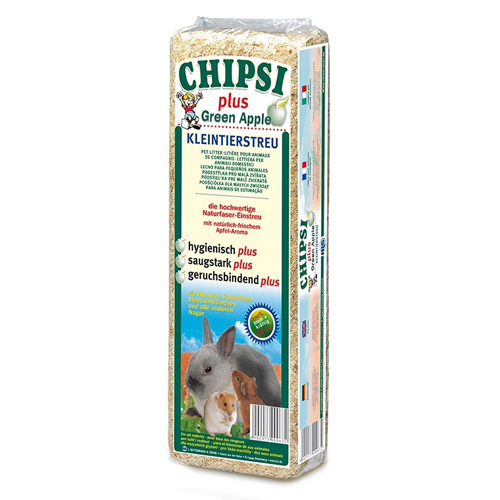 Cats Best Опилки с Зеленым Яблоком (Chipsi)-12112 | Super Green Apple 1 кг 32009