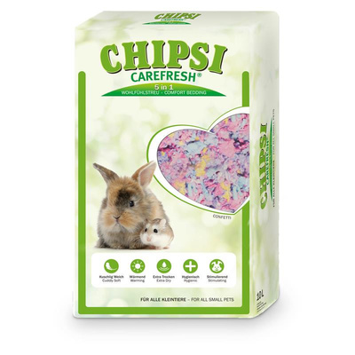 Carefresh Наполнитель подстилка Confetti разноцветный бумажный для мелких домашних животных и птиц 5 л 006100688 0,550 кг 42431