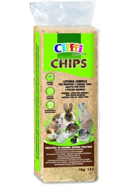 Cliffi (Италия) Опилки: 100проц. органик 14л (Chips) ACRS009 | Chips 1 кг 31332
