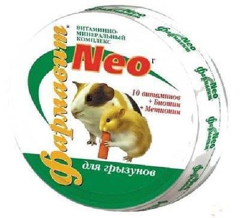 Фармакс Фармавит NEO витамины для грызунов, 50 таб., 0,062 кг