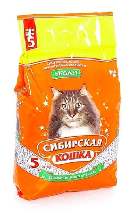 Сибирская кошка Бюджет: Впитывающий наполнитель 20л 8,500 кг 26273