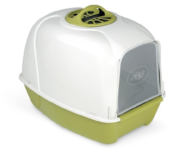 MPS Pixi био-туалет для кошек 52х39х39 см, салатовый