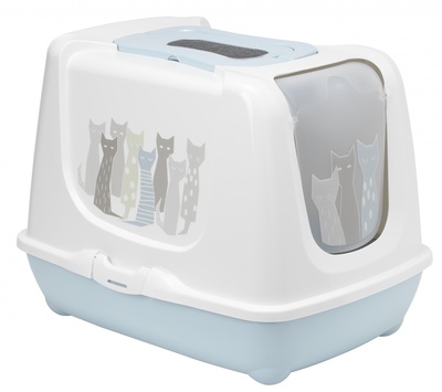 Moderna Туалет-домик Trendy Cat с угольным фильтром и совком 50х39,5х37,5 (Maasai) MOD-C235-0363-BE41 | Maasai 1,5 кг 33969