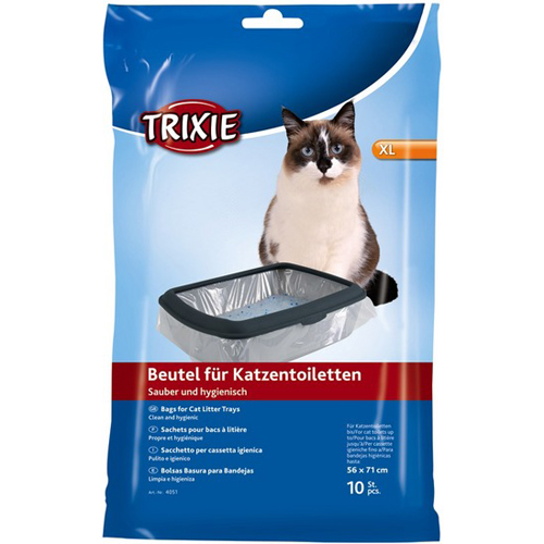            4051 Пакеты уборочные для кошачьих туалетов XL:  56 x 71 см, 10 шт