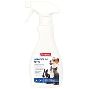 Beaphar Спрей от паразитов для кошек, собак, грызунов и кроликов  с диметиконом 250мл (Vermicon) ImmoShield (сезон) | IMMO Shield Spray, 0,3 кг 
