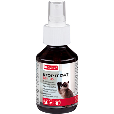 Beaphar Спрей отпугивающий для кошек Stop it Cat 100мл(«Cat Fernhalte») (сезон) | Cat Fernhalte 0,149 кг 37371