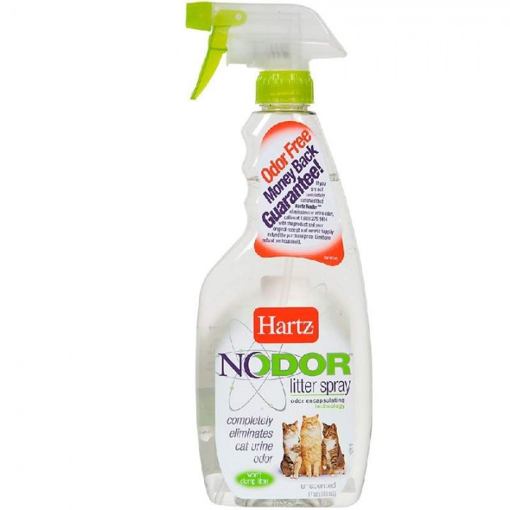 H11444 Средство, уничтожающее запахи в кошачьих туалетах (без ароматизатора), 503 мл Nodor litter spray (unscented), H11444