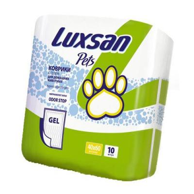Luxsan Пеленки для животных 40*60см,10шт. (гелевый абсорбент) 0,46 кг 17518