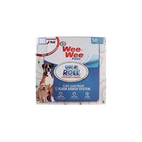 [94.820.100512716]  Four Paws Пеленки для собак в рулоне  Wee Wee 56*58 см (рулон -50 шт), 94.820.100512716