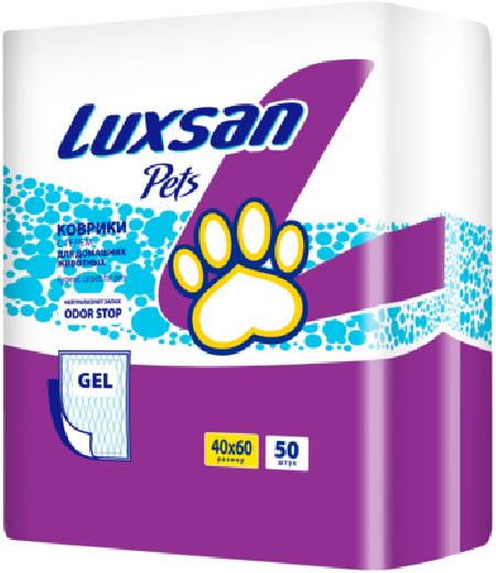 Luxsan Пеленки для животных  40х60 см,50 шт. (гелевый абсорбент) 1,630 кг 53855
