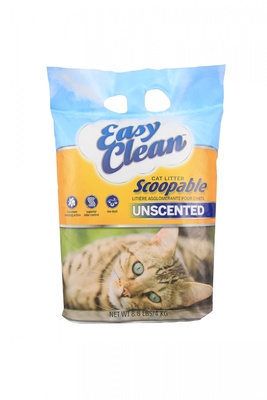 Easy Clean (Канада) Комкующийся наполнитель без запаха (Unscented)  | Unscented, 18 кг 