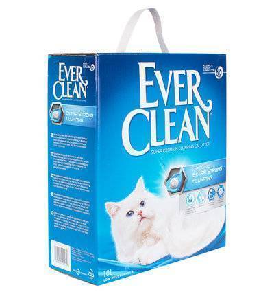Ever Clean Комкующийся наполнитель без аромата (Extra Strength  Unscented) - синяя полоса 007/340105, 10,000 кг