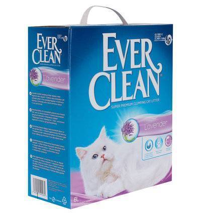 Ever Clean Комкующийся наполнитель с ароматом Лаванды (Lavander) 007/600695, 6,000 кг