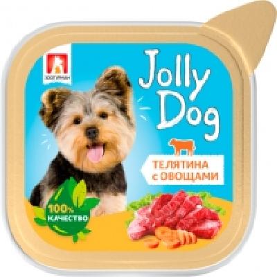Зоогурман 31416 Jolly Dog кон.длЯ собак Телятина с овощами 100г, 93522, 11000100609