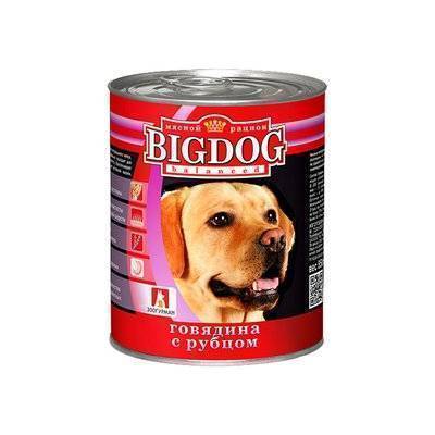 Зоогурман Консервы для собак BIG DOG  Говядина с рубцом (0539), 0,85 кг, 18946