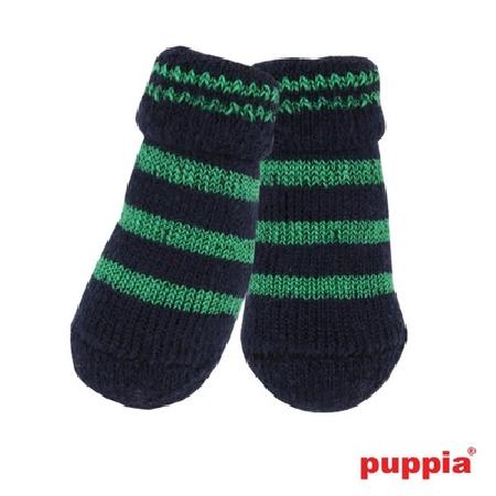 Puppia (снят с производства) Носочки для собак с полосками, темно-синий, размер M (9 см х 3 см) (NITTY-GRITTY/NAVY/M) PAND-SO1176-NY-M, 0,05 кг, 13343.син