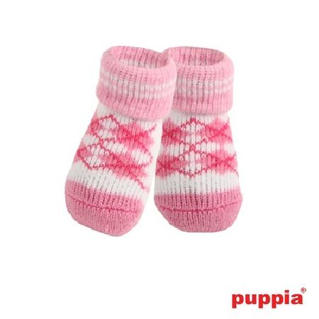 Puppia (снят с производства) Носочки для собак с узором ромбы, розовый, размер M (9 см х 3 см) (ARGYLE/PINK/M) PAMD-SO072-PK-M, 0,05 кг, 13346.роз