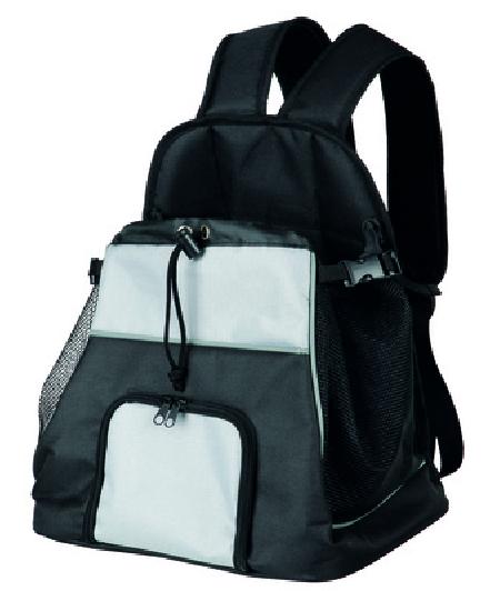 Trixie ВИА Переноска-рюкзак на груди Tamino, 32 x 37 x 24 см, чёрный/серый , 0,516 кг, 39826