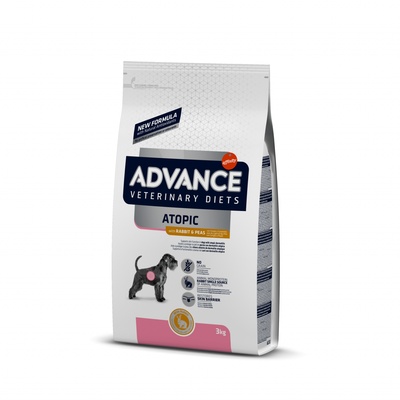 Advance (вет. корма) Беззерновой для собак при дерматозах и аллергии, с кроликом (AVET DOG ATOPIC MED/MAX RABBIT 3KG) 923525, 3,000 кг