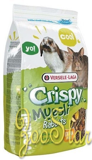 Versele-Laga ВВА Корм для кроликов Crispy Muesl, 1 кг, 38804, 6300100483