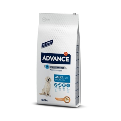 Advance Для взрослых собак крупных пород с курицей и рисом (Maxi Adult) 500316 .. | Maxi Adult 14 кг 13067