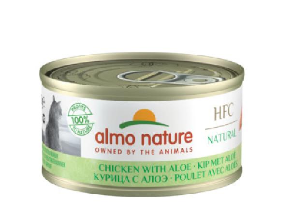Almo Nature консервы Консервы для Кошек Курица с алоэ (HFC - Natural - Chicken with Aloe ) 9415H 0,070 кг 20786