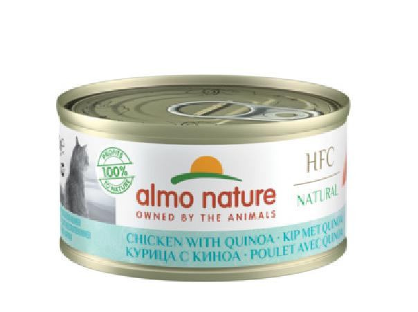 Almo Nature консервы Низкокалорийные консервы для кошек с курицей и киноа (HFC - Natural - Chicken and Quinoa ) 9418H 0,070 кг 20838