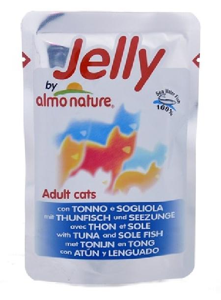 Almo Nature ВИА Паучи Тунец и Камбала в Желе для кошек (Jelly Cat Tuna&Sole) 5038, 0,070 кг, 22521