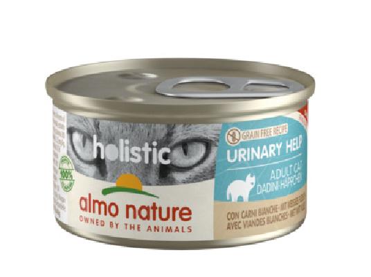 Almo Nature консервы Консервы с белым мясом для профилактики мочекаменной болезни  (Holistic - Urinary help - with White Meats) 115 0,085 кг 37590