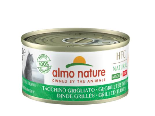 Almo Nature консервы Консервы для кошек Итальянские рецепты:Индейка гриль  (HFC - Natural - Made in Italy - grilled Turkey) 5473H | HFC Natural Made in Italy grilled Turkey 0,07 кг 43556