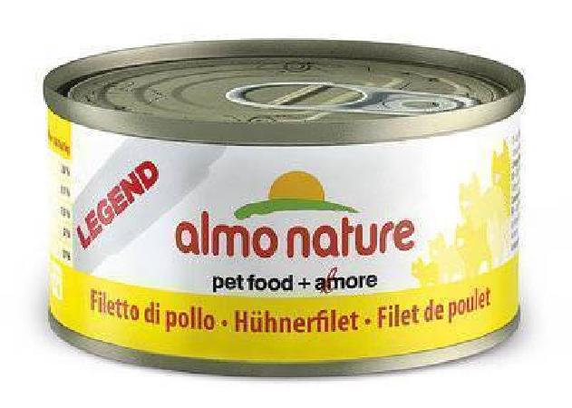 Almo Nature консервы Консервы для Кошек Куриное филе 75проц. мяса (HFC - Natural - Chicken Fillet) 9016H 0,070 кг 26490