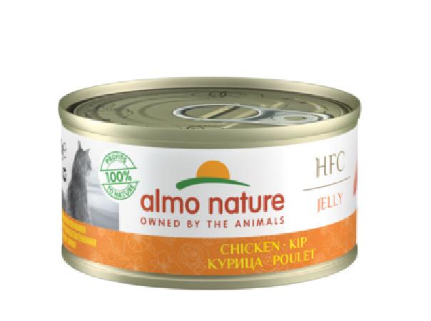 Almo Nature консервы Консервы для Кошек Курица в желе (HFC - Jelly - Chicken) 9410H 0,070 кг 24180