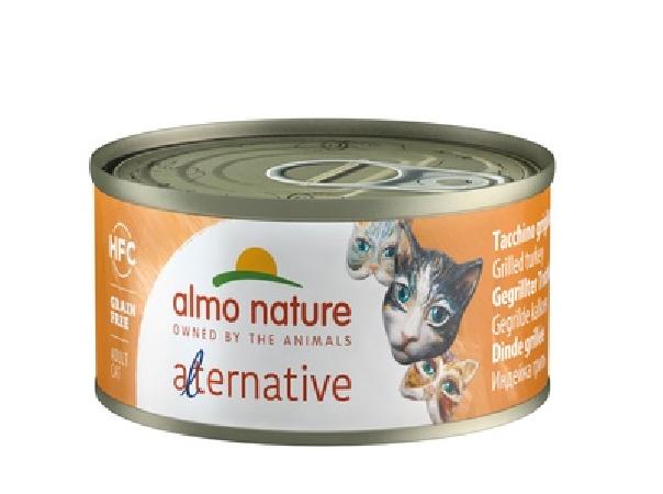 Almo Nature Alternative ВИА (замена 43556) Консервы для кошек Индейка гриль (HFC ALMO NATURE ALTERNATIVE CATS TURKEY GRILLED) 5453H, 0,070 кг, 20847, 300100635