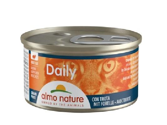 Almo Nature консервы Консервы для кошек Меню с Форелью  (Daily - chunks with Trout) 151 0,085 кг 24064