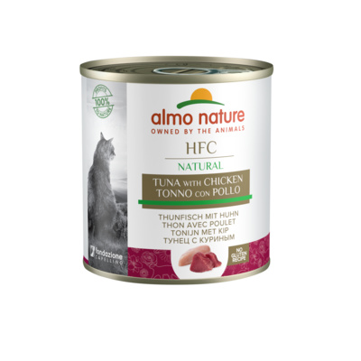 Almo Nature консервы Консервы для Кошек с Курицей и Тунцом (HFC - Natural - Tuna and Chicken) 5155 0,280 кг 20071