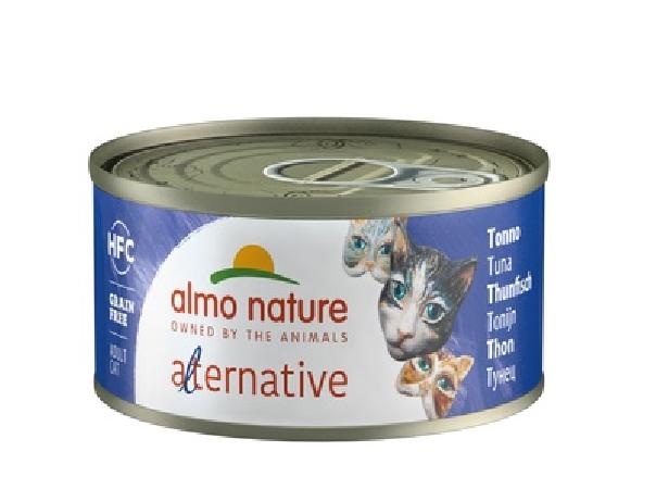 Almo Nature Alternative ВИА Консервы для кошек Тунец (HFC ALMO NATURE ALTERNATIVE CATS TUNA) 5350H, 0,070 кг, 20848, 500100635