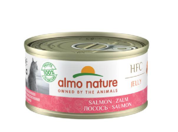 Almo Nature консервы Консервы для Кошек с Лососем 75проц. мяса (HFC - Jelly - Salmon) 9029H 0,070 кг 26498